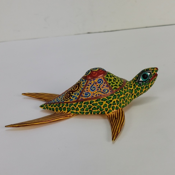 ROCIO HERNANDEZ ARRAZOLA XOXO OAX WOOD SEA TURTLE - Picture 3 of 10